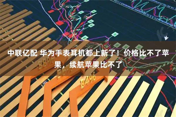 中联亿配 华为手表耳机都上新了！价格比不了苹果，续航苹果比不了