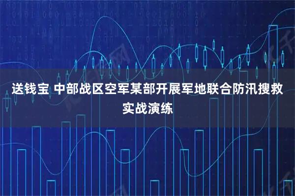 送钱宝 中部战区空军某部开展军地联合防汛搜救实战演练