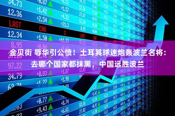 金贝街 辱华引公愤！土耳其球迷炮轰波兰名将：去哪个国家都抹黑，中国远胜波兰